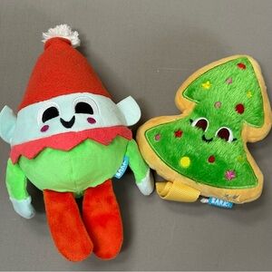 BARKBOX Dog Toy Christmas stuffie bundle